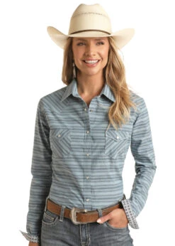 Women's Rough Stock Snap Front Shirt #RSWSOSRZDA