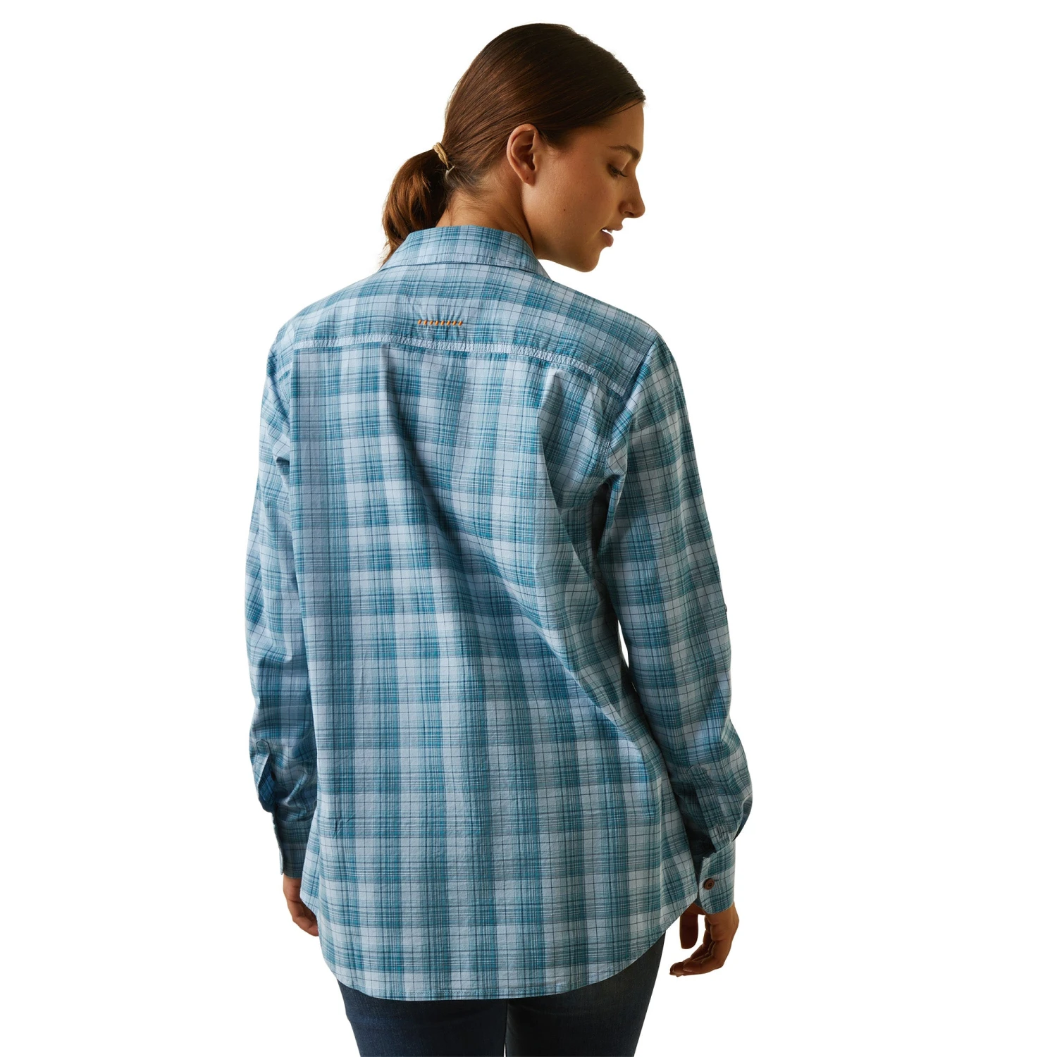 Women's Ariat Rebar Made Tough DuraStretch Button Down Work Shirt #10044347 - Image 2