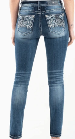 Women's Miss Me Romance Florals Skinny Jean #M3836S
