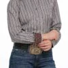 Women's Cinch Button Down Shirt #MSW9164193
