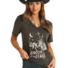 Women's Rock & Roll Cowgirl T-Shirt #RRWT21R0C7