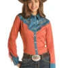 Women's Rock & Roll Cowboy Snap Front Shirt #B4S7693