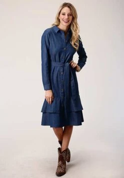 Women's Roper Dress #03-057-0594-7010BU