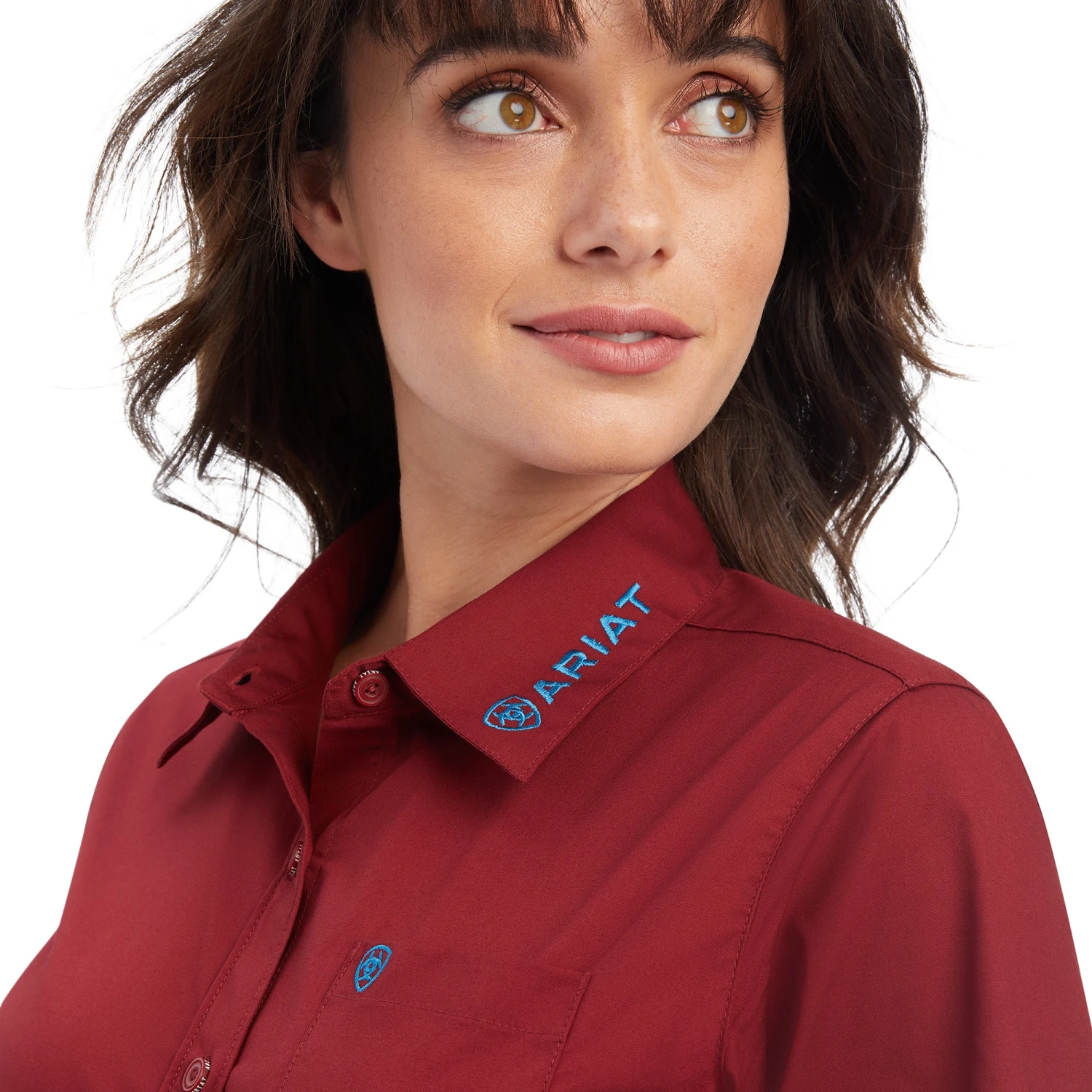 Women's Ariat Team Kirby Stretch Button Down Shirt #10041434 - Image 3