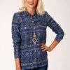 Women's Roper Button Down Shirt #03-050-0590-5025BU