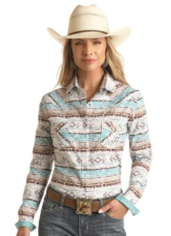 Women's Rough Stock Snap Front Shirt #RSWSOSRZDN