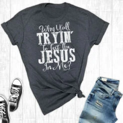 Women's Rebel Rose Jesus In Me T-Shirt